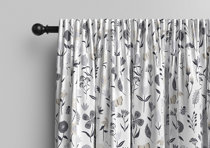 Floral Whimsy, Night Time - Made to Measure Curtains - Image 10